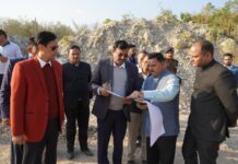 शारदा करिडोर, इको-टूरिज्म व आधारभूत ढांचों की समीक्षा को मुख्य सचिव ने किया निरीक्षण