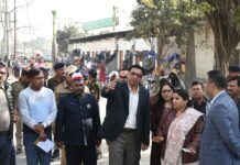 आईएसबीटी निकासी गेट पर बने निर्माण ध्वस्त; चौकी शिफ्ट करने के निर्देश