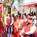 मुख्यमंत्री बीरों देवल रुद्रप्रयाग में आयोजित मां चंडिका महावन्याथ देवरा यात्रा में हुए शामिल