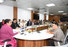 विधानसभा के बजट सत्र की तैयारियों एवं सुरक्षा व्यवस्था को लेकर स्पीकर ने ली उच्चाधिकारियों की बैठक