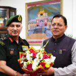 उप सेना प्रमुख ले.ज. राजीव घई ने सीएम से की भेंट