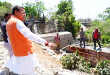 सीएम ने दिए पुल निर्माण कार्य निर्धारित समयसीमा के भीतर पूर्ण करने के निर्देश