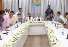 असम में मुख्यमंत्री पद के लिए भाजपा विधायक दल का नेता चुनने नड्डा और सैनी गुवाहाटी पहुंचे