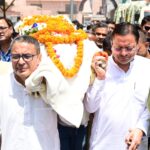 पूर्व मुख्यमंत्री बीसी खंडूड़ी को नम आंखों से दी विदाई
