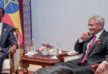 विदेश मंत्री एस जयशंकर ने इथियोपिया के विदेश मंत्री गेदियन तिमोथियोस हेसेबोन से मुलाकात की