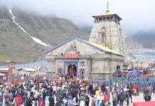 39 दिनों में 14 लाख श्रद्धालुओं ने किए बाबा केदार के दर्शन