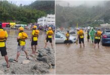 चंपावत में उफनती नदी के बीच फंसे श्रद्धालु, देवदूत बनी एसडीआरएफ