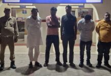 लूट की फर्जी सूचना देने के मामले में पांच गिरफ्तार