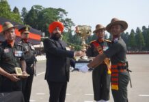 असम रेजिमेंट के 7वें बैच के अग्निवीरो की पासिंग आउट परेड में राज्यपाल ने किया में प्रतिभाग