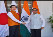 विदेश सचिव विक्रम मिसरी ने जापान की लिबरल डेमोक्रेटिक पार्टी की नीति अनुसंधान परिषद के अध्यक्ष ताकायुकु कोबायाशी से मुलाकात की