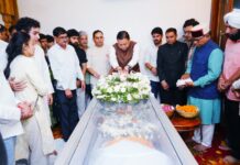 मुख्यमंत्री ने दिवंगत निशानेबाज जसपाल राणा के आवास पहुंचकर व्यक्त की शोक संवेदना