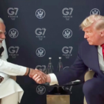 पीएम मोदी ने जी-7 शिखर सम्मेलन से अलग अमरीकी राष्ट्रपति डोनल्ड ट्रंप से मुलाकात की