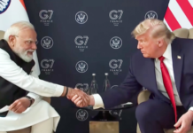 पीएम मोदी ने जी-7 शिखर सम्मेलन से अलग अमरीकी राष्ट्रपति डोनल्ड ट्रंप से मुलाकात की