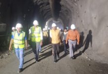 मुख्य सचिव ने किया लखवाड़ बहुउद्देशीय परियोजना का स्थलीय निरीक्षण