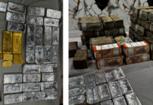 डीआरआई ने देशभर में कार्रवाई कर 22 करोड़ रुपये की तस्करी का सोना-चांदी जब्त किया