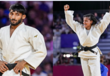 राष्ट्रमंडल खेलों के जूडो में अस्मिता डे और हर्ष सिंह ने जीता स्वर्ण पदक