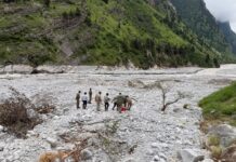 अत्याधुनिक रडार से चमोली में तमक नाले में संभावित स्थानों की हो रही गहन जांच