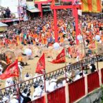 देवीधुरा में फलों-फूलों से बरसी बग्वाल, ऐतिहासिक पाषाण युद्ध के साक्षी बने लाखों श्रद्धालु