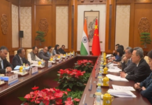 राष्ट्रीय सुरक्षा सलाहकार अजीत डोभाल और चीन के विदेश मंत्री वांग यी ने पेइचिंग में सीमा मुद्दे और संबंधों में सुधार पर वार्ता की